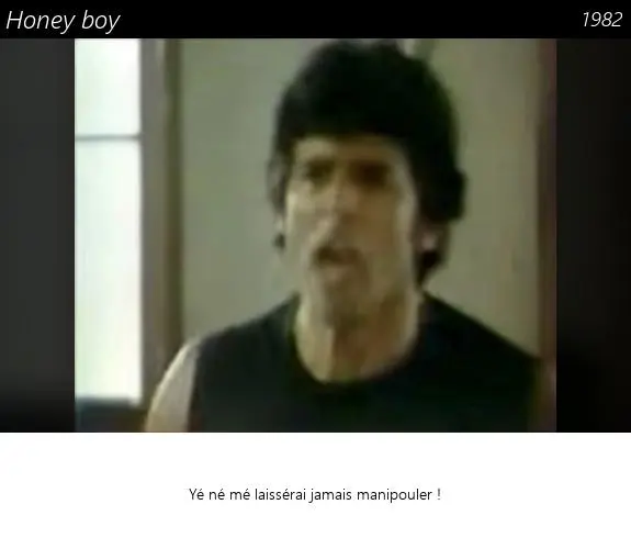 Vignette : Honey boy